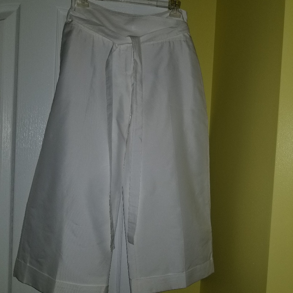 Robert Rodriguez Wide Legged White Culotte